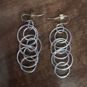 Silver earrings